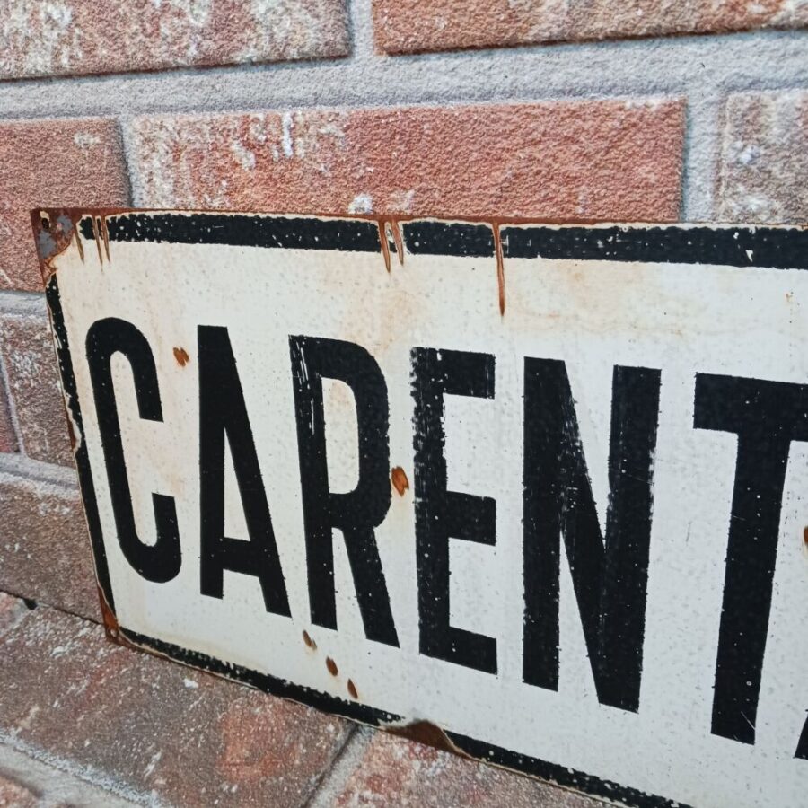 Plaque métal "CARENTAN"  20cm x 40cm – Image 3