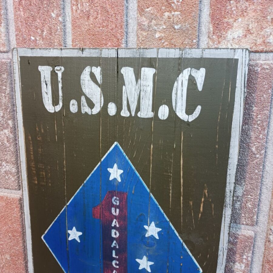 Panneau bois "U.S.M.C." – Image 2