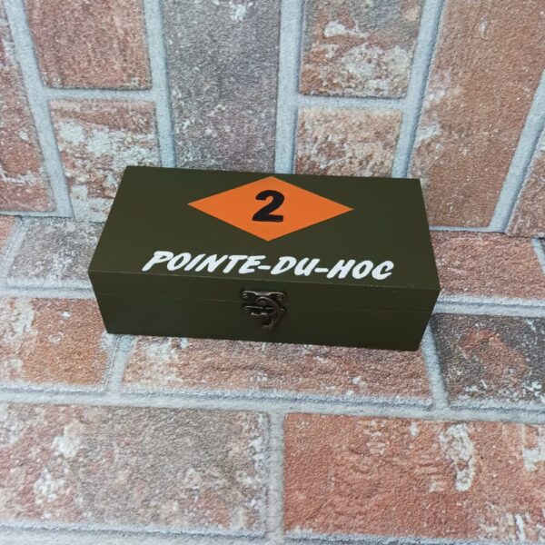 BOITE BOIS "POINTE DU HOC "