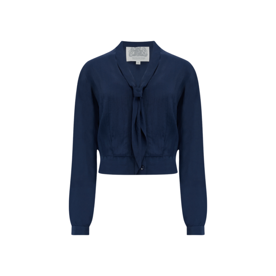 Chemisier   "BONNIE"  bleu navy