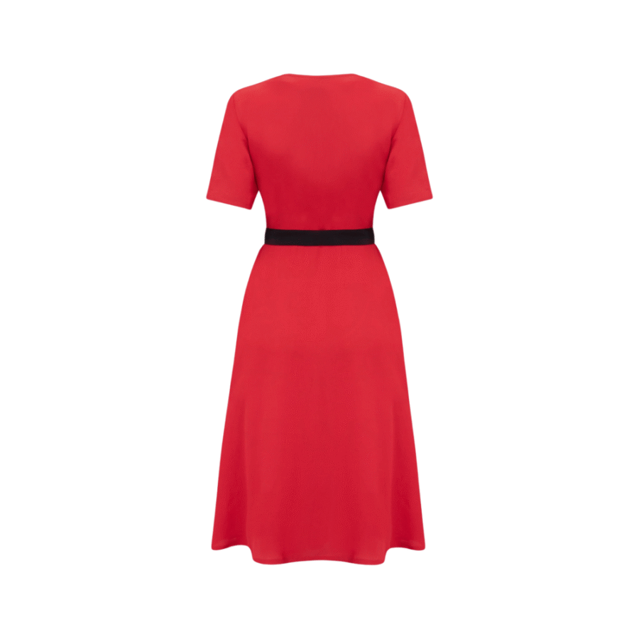 Robe OLIVIA rouge – Image 2